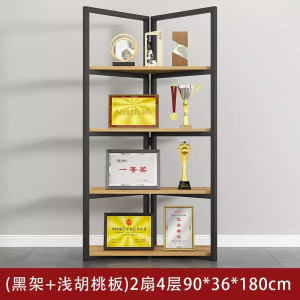 迅迈 2扇4层36*90*180cm 公司荣誉证书奖牌展示架 隔断屏风展示柜 单位 ;组