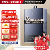 万家乐RL1S智慧热力零冷水变频增压AI半管节能 APP远控 16L