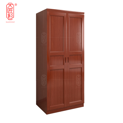 大匠杉 实木衣柜两门更衣柜 800*620*2100mm