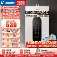 Leader 燃气热水器燃气天然气 恒温家用洗澡节能省气智能变升五重净化智控LY 12升[一厨一卫]