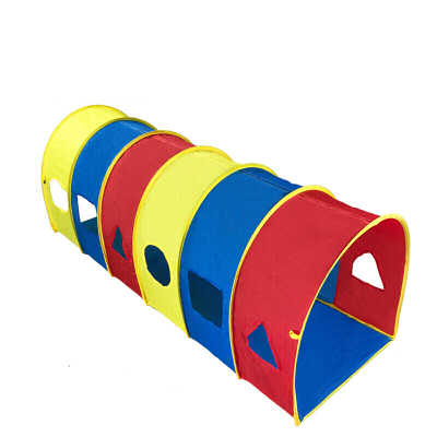 儿童钻洞玩具幼儿园室内阳光爬行隧道钻山洞爬行筒彩虹隧道感统拱形180CM大隧道