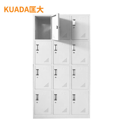 匡大储物柜钢制十二门更衣柜铁皮储物柜换衣柜存包柜带锁碗柜鞋柜12门更衣柜 KDT361