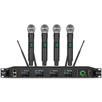 惠度(HuiDu)无线一拖四话筒手持会议麦克风 BS-G40S(销售单位:套)