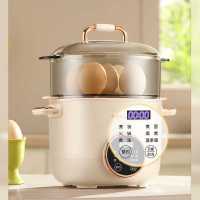 荣事达双层电蒸锅RS-KG06A微电脑调控轻巧便携家用健康养生