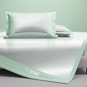 雅鹿冰柔刺绣抗菌凉席