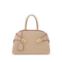 Ferragamo女士手提斜挎牛皮单肩包百搭休闲通勤Vivos granate色调
