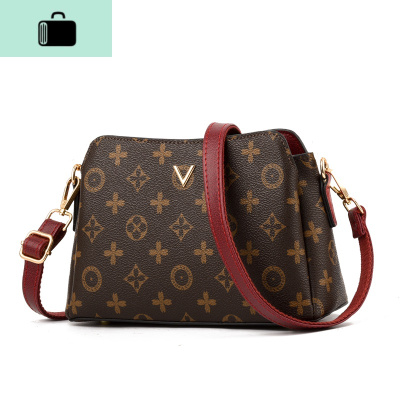 2020新款潮时尚包包女高级感单肩斜挎包小包中年妈妈包百搭洋气女NEW LAKE女斜挎包