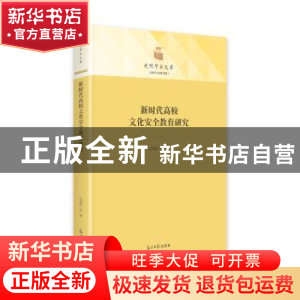 正版 新时代高校文化安全教育研究 史炳军 光明日报出版社 978751