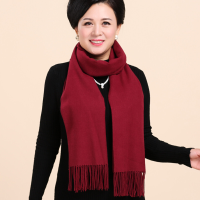 迪鲁奥(DILUAO)[新款围巾]中女士围巾冬季空调丝巾奶奶中年冬天妈妈老人披巾人围脖