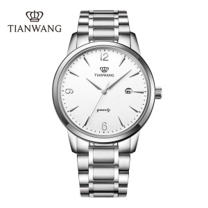天王表(TIAN WANG)手表 时尚休闲石英情侣表商务大气男表简约休闲女士手表 3887