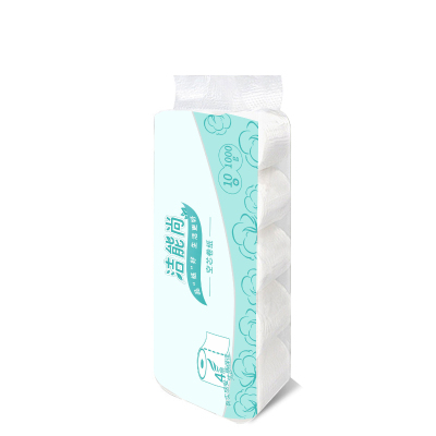洁能尚 T100 四层 100*115mm/节 100g/卷 10卷/提 空芯 卷纸(计价单位:提)白色