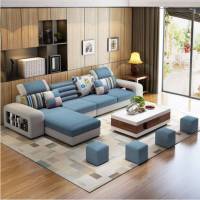 经济型布艺沙发大小户型沙发客厅整装组合可拆洗现代简约乳胶家具