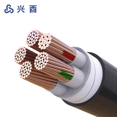 兴酉 铜芯电力电缆线 YJV5*35 米