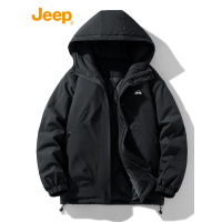 Jeep吉普冬季加厚棉衣外套男士2025年新款潮牌休闲保暖棉袄棉服男