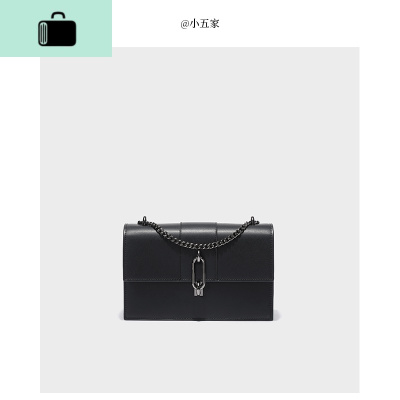 腋下包女链条小众设计高级感质感简约锁扣单肩斜挎包小包包NEW LAKE 黑色少量女士单肩包