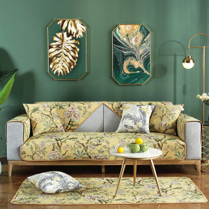 新中式沙发垫套罩实木沙发巾盖布客厅中国风古典123组合现代简约