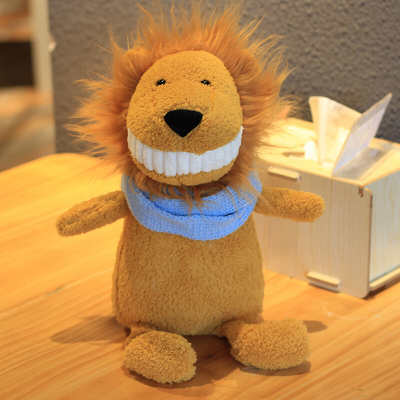 ins超丑网红丑萌娃娃猪玩偶公仔可爱毛绒微笑大牙呲牙新年金色狮子小号全长28cm