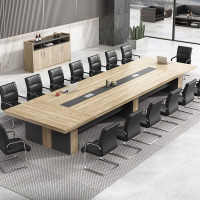 慧采云 办公家具会议桌长桌现代简约办公桌会议室接待桌长条桌洽谈桌3.5m