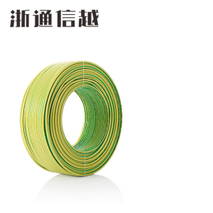 浙通信越 电线 国标塑铜线 单芯股 BV 1.5 /米 多色 100米/盘