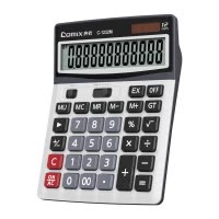 齐心 C-1232M 全能办公计算器 12位 银