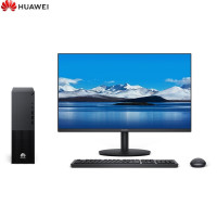 华为 信创台式机电脑8.6L/16GB/512GB/集显三年系统+三年铠大师E073+23.8显示器 W585x 套