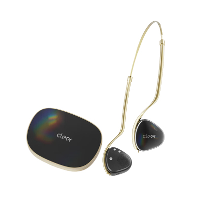 cleerClip 星弧极光黑开放式智能穿戴杜比+THX音效大师音质头戴式AI智能耳机
