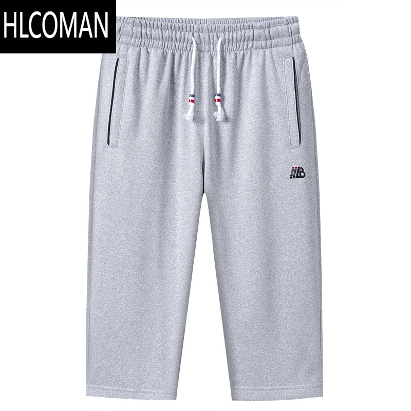 HLCOMAN夏季运动休闲短裤男宽松沙滩7分外穿潮流潮牌中裤七分篮球大裤衩