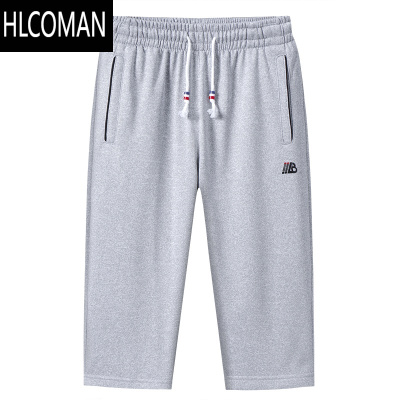 HLCOMAN夏季运动休闲短裤男宽松沙滩7分外穿潮流潮牌中裤七分篮球大裤衩