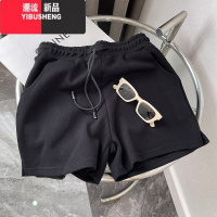 YIBUSHENG显瘦大长腿/灰色运动短裤女季宽松韩版外穿休闲a字阔腿热裤