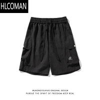 HLCOMAN夏季美式复古多口袋运动五分裤男女潮牌宽松百搭休闲短裤