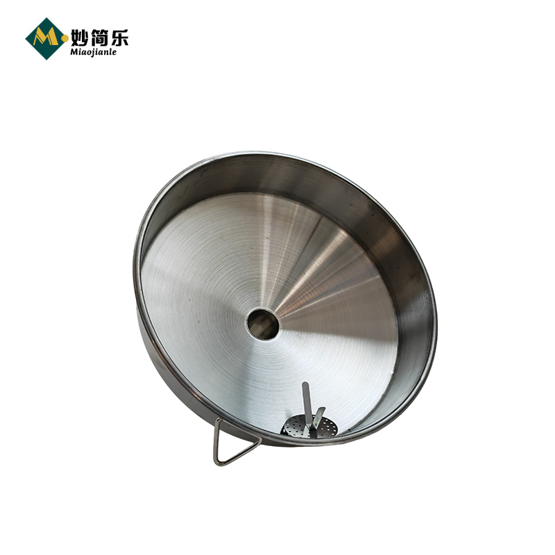 妙简乐 不锈钢漏斗 30cm 个