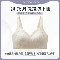 浪莎内衣女小胸聚拢收副乳防下垂2025新款秋冬甜美无痕美背文胸罩