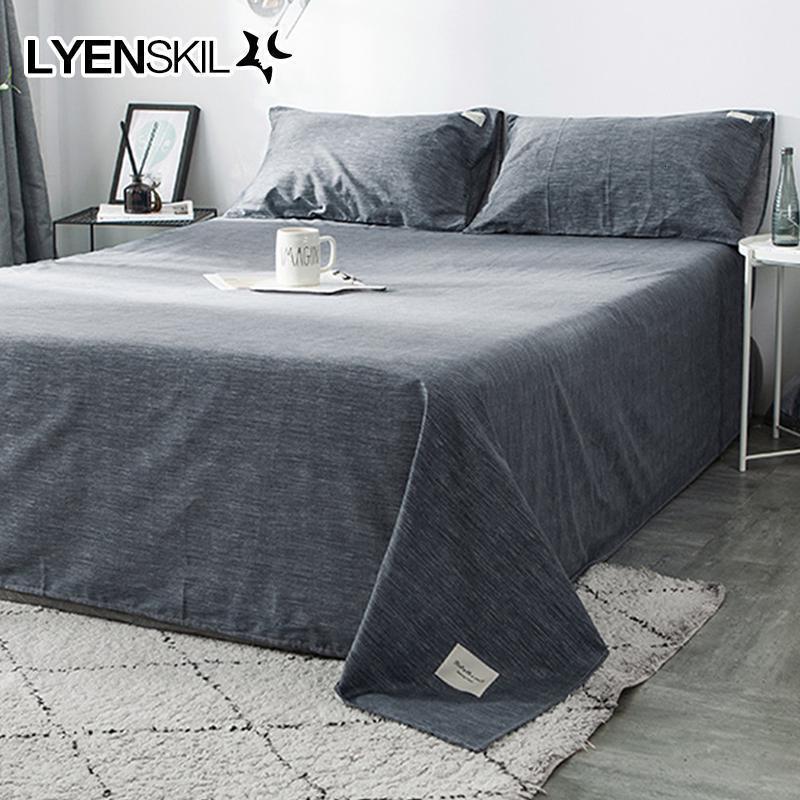 美帮汇全棉床单单件日式全棉素色学生宿舍四季1.2m单人被单1.5/1.8米床