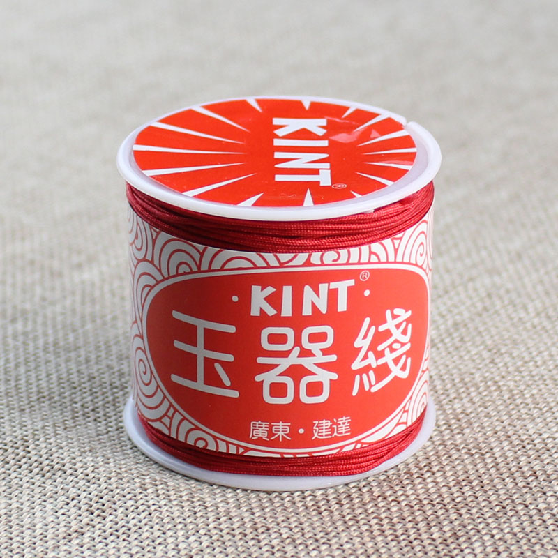 DIY佛珠手链手串 非弹力绳0.8mm 细玉线红线编织线中国结72号编绳