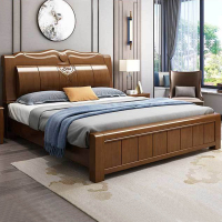 臻远ZY-SMC-160 现代简约实木床双人床 1.5米简约床