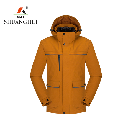 双惠男女款冲锋衣上衣SHL911,防水面料,90白鸭绒内胆,多色可选XS-3XL