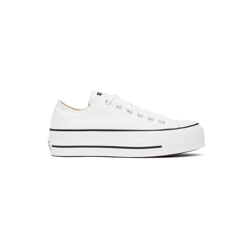 匡威(CONVERSE)跑步鞋男鞋白色徽标帆布休闲运动鞋 breathable耐