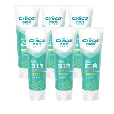 纳爱斯益生菌牙膏(薄荷觉醒)120g*6
