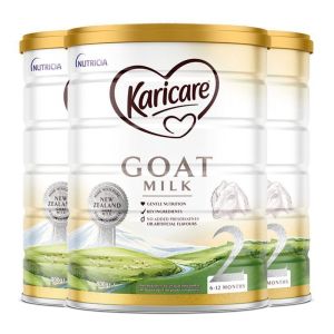 3罐装-海外直邮-原装进口 澳洲可瑞康(Karicare)婴幼儿儿童山羊奶粉2段(6-12个月)900g
