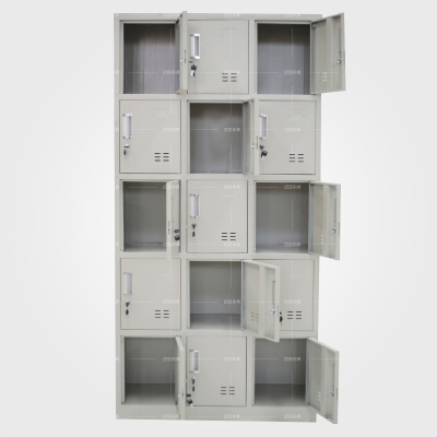 迈亚家具15门更衣柜员工柜带锁储物柜存包柜浴室柜铁皮柜更衣柜