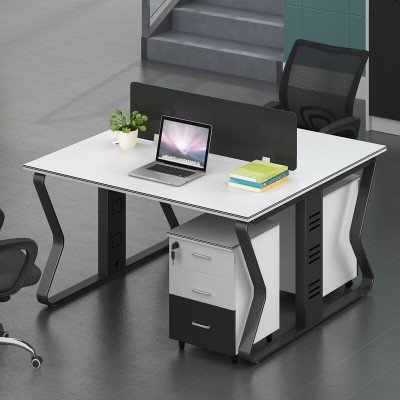 全简职员办公桌组合办公家具电脑桌卡位桌员工桌现代屏风办公桌财务桌卡座隔断