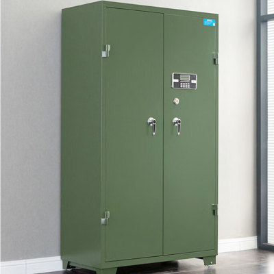 烨铎 特殊装备存放柜便携式步枪柜器械箱钢制特殊装备双锁存储柜军绿色1800*1100*500mm