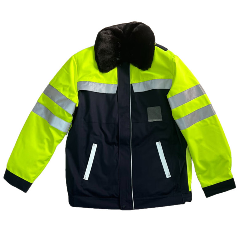 铂牛 高可视警示防护棉衣套 装 M-4XL