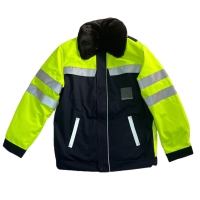 铂牛 高可视警示防护棉衣套 装 M-4XL