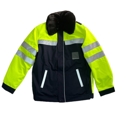 铂牛 高可视警示防护棉衣套 装 M-4XL