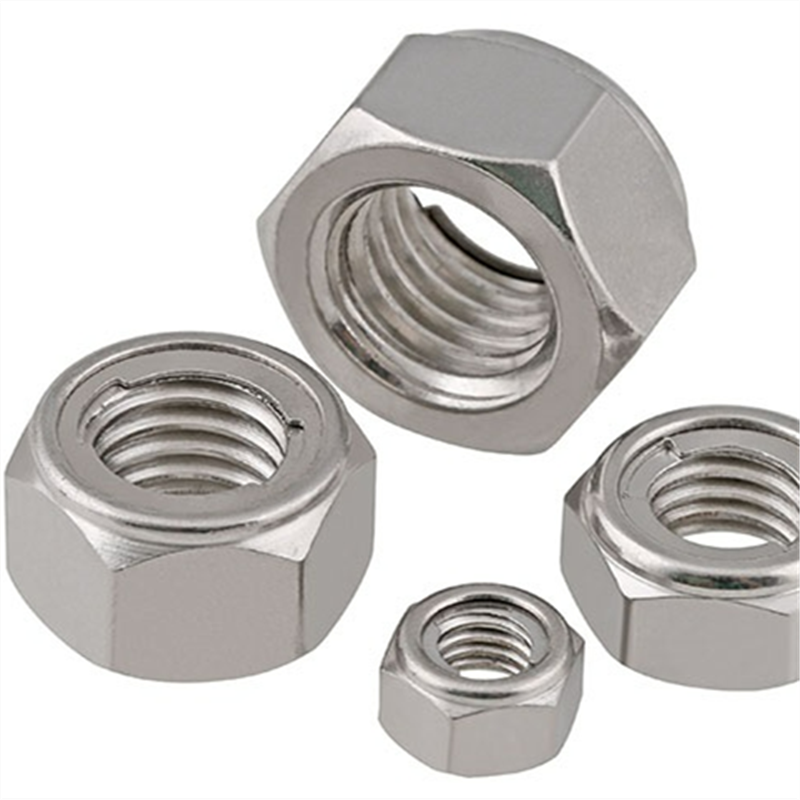 幸庭 不锈钢金属防松螺母10mm 个