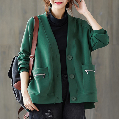 语娄260斤特大码女装超胖人mm时髦显瘦外套潮宽松遮肚子上衣减龄洋气2021大码女装