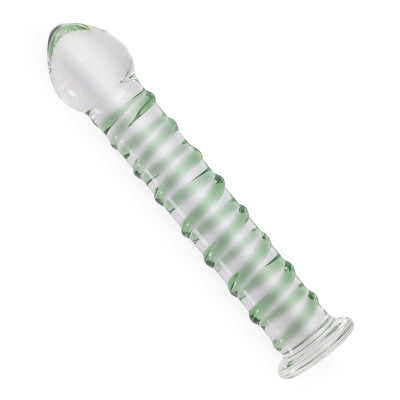 水晶玻璃阳具JJ后庭肛塞男女肛自玩成人性用品茎倒模G点棒