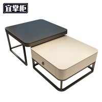 宜掌柜茶几黑架