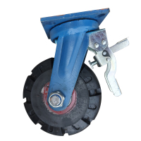 嘉禾宜茂 万向轮 重型橡胶带刹车12寸 个